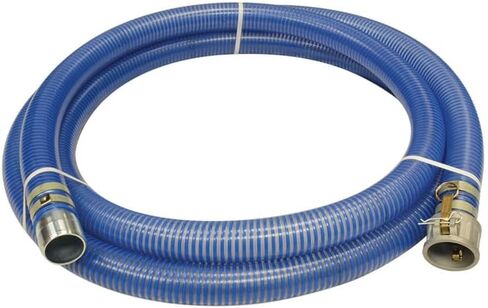 مجموعة خرطوم الشفط PVC المرن البارد من سلسلة Blue Water مقاس 2 × 20 بوصة - جزء Camlock C × أطراف الحلمة، تصنيف درجة الحرارة المنخفضة in Kuwait