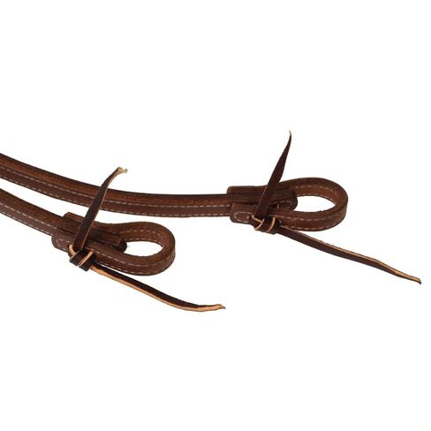 Weaver Leather Heavy Tip 5/8in x 8ft Hermann Oak Stitched Split Reins in Kuwait
