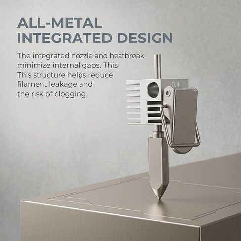 Replacement Integrated Hotend for Creality SPARKX-i7: 2 Pack 0.4mm All-Metal Quick Swap Nozzle Print Head Parts with Silicone Sock for 300℃ High-Speed 3D Printing in Kuwait