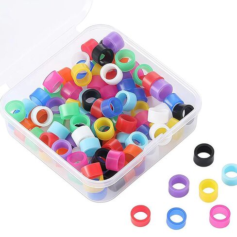 Instrument Code Rings (200 Pack Small) – Medical Grade Silicone, Assorted Colors, 4x6x5mm – Autoclavable 135°C/275°F, Color-Coding Bands in Kuwait