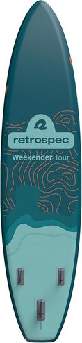 لوح تجديف قابل للنفخ مقاس 11'6 من Retrospec - سفح خفيف الوزن للتجول مع مجداف ومضخة وملحقات - تصميم مستقر ومقاوم للثقب مع سطح مانع للانزلاق وحبال تخزين in Kuwait