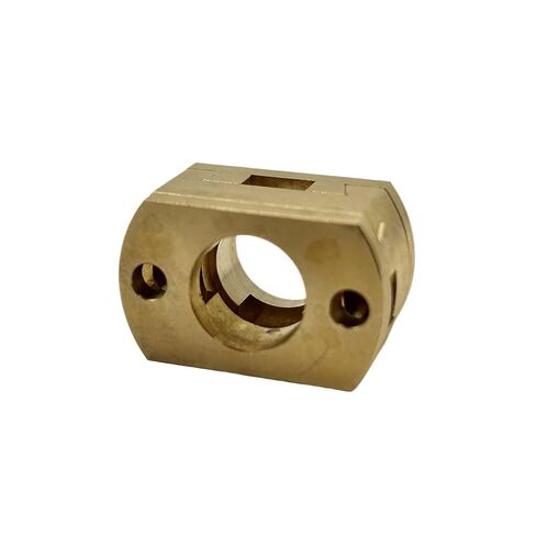 1pc 3D Printer 10mm Coupling Brass 13.6mm Height 10mm Shaft Hole Z Axis Screw Hot Bed Coupler Shaft Sleeve in Kuwait