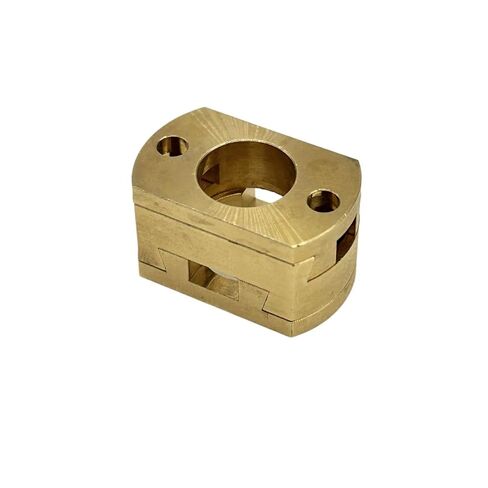 1pc 3D Printer 10mm Coupling Brass 13.6mm Height 10mm Shaft Hole Z Axis Screw Hot Bed Coupler Shaft Sleeve in Kuwait