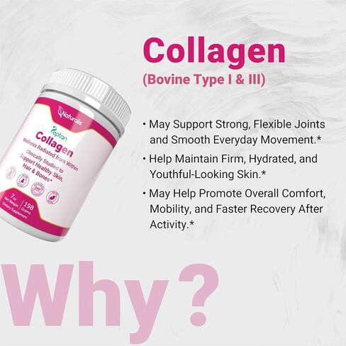 Naturalis Collagen Peptides Powder (7oz) | Made with Peptan® Collagen, Clinically Studied to Support Healthy Skin, Hair & Bones* | Soy & Gluten Free, Grass-Fed, Non-GMO, Halal, Kosher | Starter Pack in Saudi Arabia