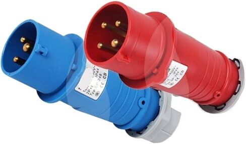1 Pcs Industrial Plug IP44 Waterproof and Rainproof Power Outdoor Surface Mounted Portable Mobile(SP-260 3P 32A) in Kuwait
