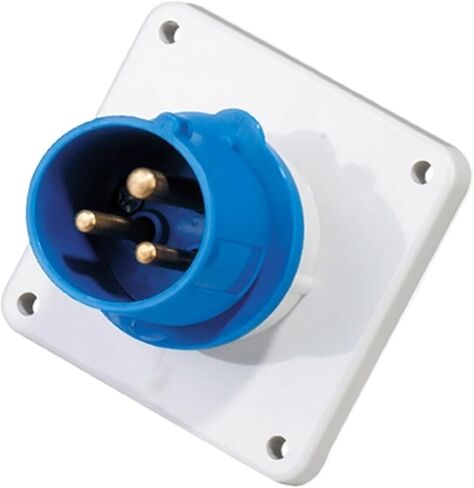 1 Pcs Waterproof Concealed Plug IP44 Dustproof Industrial Connector Distribution Box Sealed Monitoring(SP-817 3P 32A) in Kuwait