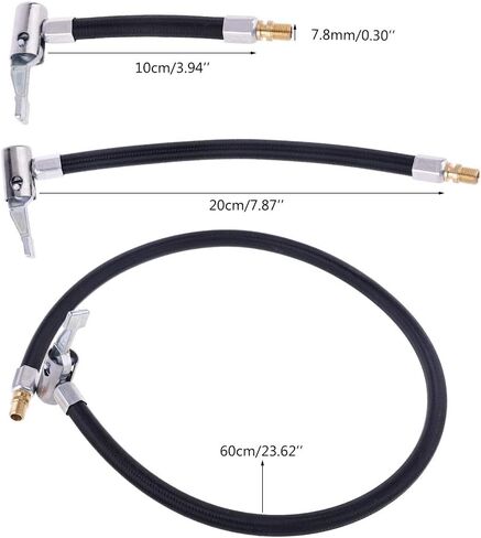Flexible Tire For Extension Adapter Inflator Hose Adapter Locking Air & Release Pressure Adjus in Kuwait