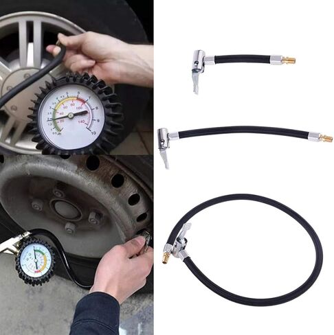 Flexible Tire For Extension Adapter Inflator Hose Adapter Locking Air & Release Pressure Adjus in Kuwait