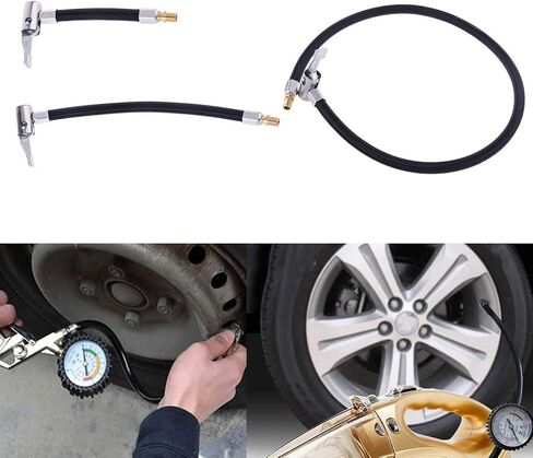 Flexible Tire For Extension Adapter Inflator Hose Adapter Locking Air & Release Pressure Adjus in Kuwait