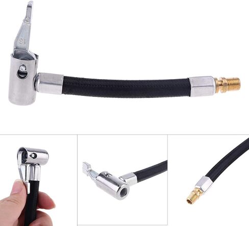 Flexible Tire For Extension Adapter Inflator Hose Adapter Locking Air & Release Pressure Adjus in Kuwait