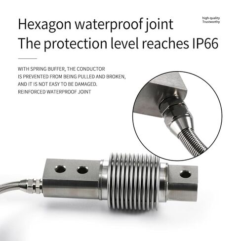 مستشعر ضغط وزن خلية الحمل للمقياس، نطاق نوع المنفاخ 10 كجم/ 22 رطل - 500 كجم / 1100 رطل دقة عالية 2.0 ~ 3.0 ± 0.05 مللي فولت/فولت (0-50 كجم) in Kuwait