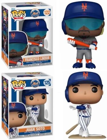 Funko Francisco Lindor/Juan Soto (New York Mets) MLB Pop! Combo (2) in Kuwait