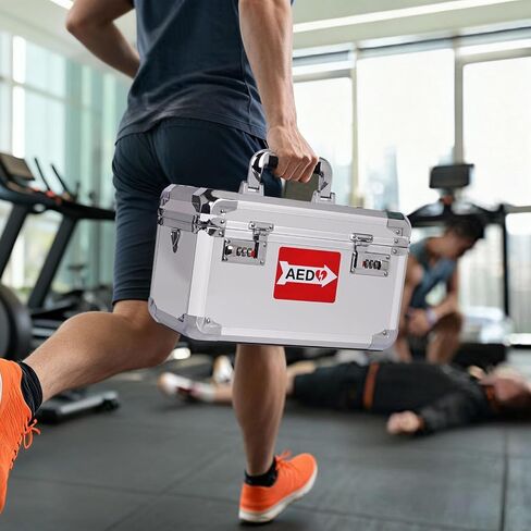 AED Vehicle Storage Case with Combination Lock-15.5 x 9.6 x 10 Inches Universal AED Compatible Medical Device Box, Perfect for Home, Hospital & School in Kuwait