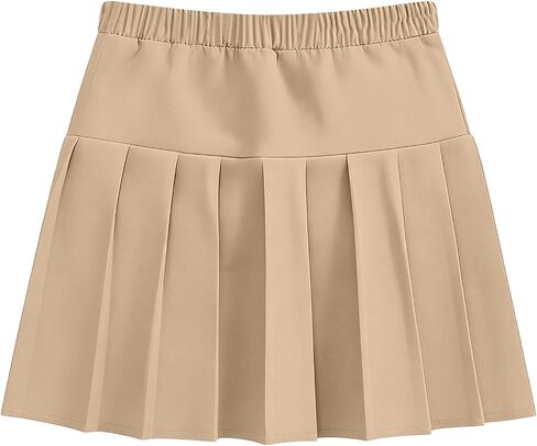 Women's Pleated Mini Skirt Elastic High Waist Casual A-Line Y2k Tennis Skort Summer Fashion Loose Fit Sports Skirts in Kuwait