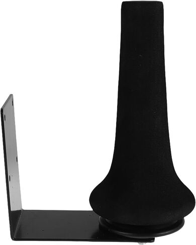 VOSAREA Saxophone Accessory Hanger with Flute and Clarinet Wall Display Rack, Black Metal Instrument Stand with Screw Mounts for Wind Instruments Storage in Kuwait