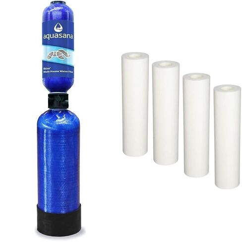 Aquasana Whole House Water Filter Replacement| 1,000,000 Gallons | Carbon & KDF Media | Reduces 97% Chlorine & Sediment | Rhino EQ-1000R in Saudi Arabia