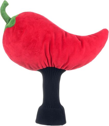 Daphne's Headcovers Chili Pepper Driver Headcover | Funny Golf Club Covers | Golf Head Covers for Drivers | Stylish Golf Club Head Covers | Golf Driver Covers | Men’s & Women’s Driver Headcover in Kuwait