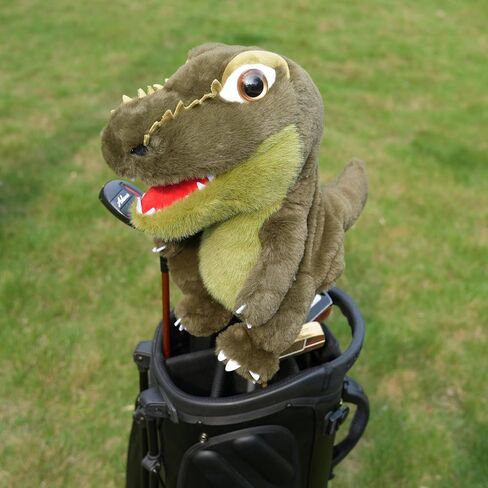Craftsman Golf T-Rex Golf Headcover Funny Dinosaur Driver Cover Plush Animal Golf Club Cover for 460cc Drivers Unique Gift for Golfers Men Women in Kuwait