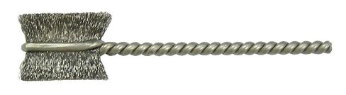 Weiler 21004 Power Tube Brush, Burrite Style, 5/16", 0.03" Steel Wire Fill, 9/16" Length, Made in the USA (Pack of 10) in Kuwait