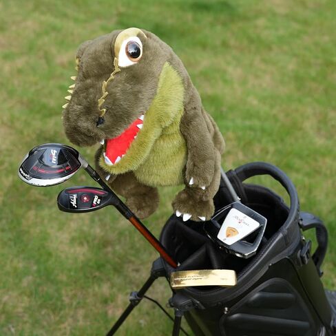 Craftsman Golf T-Rex Golf Headcover Funny Dinosaur Driver Cover Plush Animal Golf Club Cover for 460cc Drivers Unique Gift for Golfers Men Women in Kuwait