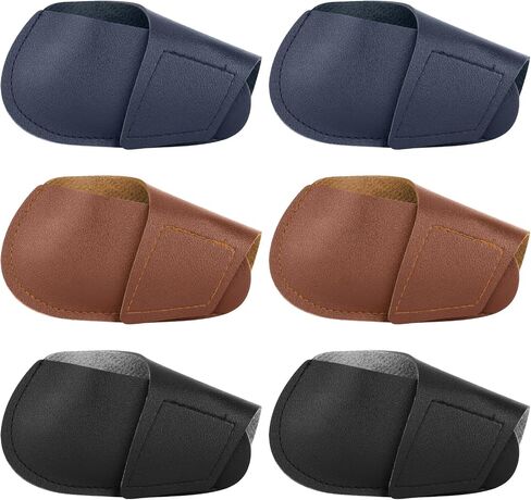 6 Pcs Golf Iron Head Covers, PU Leather Golf Club Protector Sleeve Iron Headcovers for Right-Handed Clubs in Kuwait