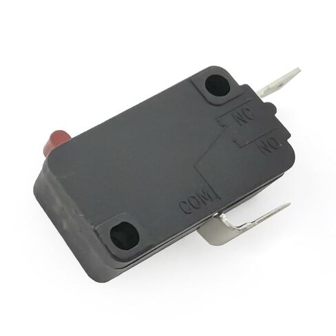 HK-14 Normally Closed (NC) Micro Switch (3-Pack, Red Button), 10A 250V 2-Pin Air Fryer Door Interlock Switch Compatible with Gourmia Ninja Insignia Instant Pot, Fixes Safety Latch & Power Issues in Kuwait