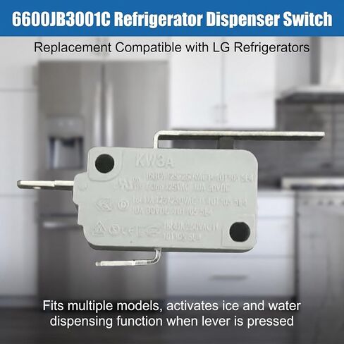 مفتاح مستشعر بديل KW3-0Z 16A 125V/250V من نوع رافعة، مناسب لأجهزة المطبخ مثل FG550، AG301، AG302، AG400، LG450CO، AG300، AG450، BG550، FG551، IG601، IG651، إلخ. in Kuwait