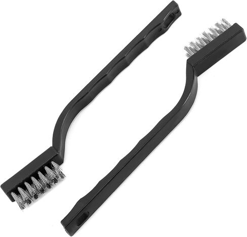 ZOENHOU 36 PCS Stainless Steel Wire Cleaning Brushes, 7-Inch Curved Handle Metal Bristle Scratch Tools for Rust Removal, Welding Slag, Paint Stripping in Kuwait