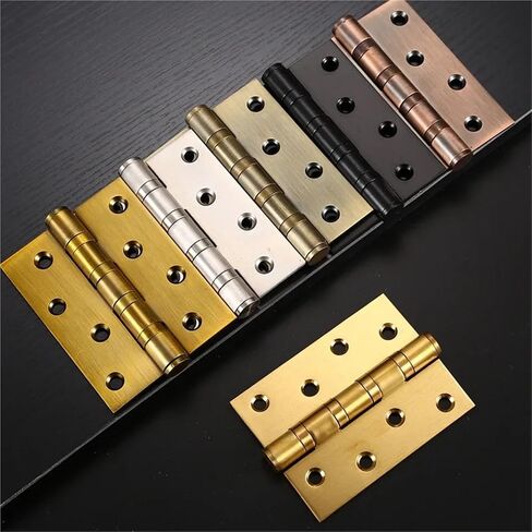 4 Inch Bearings Stainless Steel Door Hinge 3mm Thick 6Pcs(6Pcs Steel) in Saudi Arabia