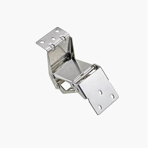 Thickened Hidden Foldable Hinge 304 Stainless Steel Internal Door Type Four Axis 1Pcs(304 SS-Large) in Saudi Arabia