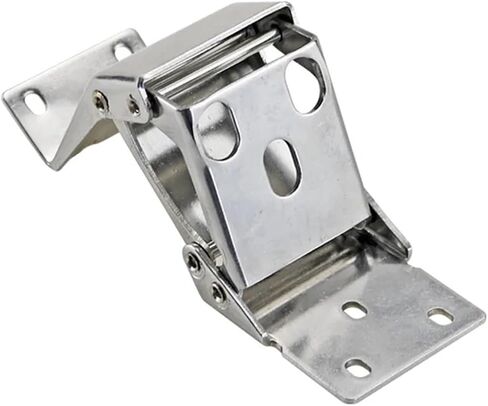 Thickened Hidden Foldable Hinge 304 Stainless Steel Internal Door Type Four Axis 1Pcs(304 SS-Large) in Saudi Arabia