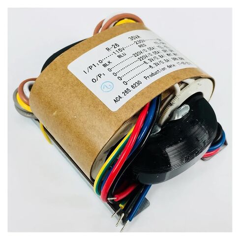1 قطعة 35 واط ثانية الجهد 220 فولت x2 + 6.3 فولت x2 R-محول أساسي ل TU BE preamp DAC أمبير لتقوم بها بنفسك in Kuwait