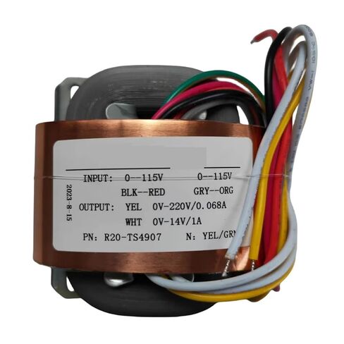 30VA 30W R-core إلى PRT محول الإدخال 0-115Vx2 أو 230V الإخراج 220V 0.068A 14V 1A in Kuwait