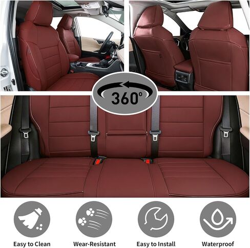 EKR Custom Fit CX5 Car Seat Covers for Select Mazda CX-5 Touring,Grand Touring 2013 2014 2015 2016 - Leatherette (Beige) in Saudi Arabia