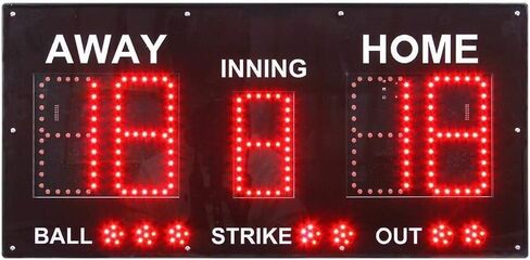LED Digital Scoreboard with Remote Brightness Adjustment, Suitable for Volleyball, Football, Basketball,Charging Version in Kuwait