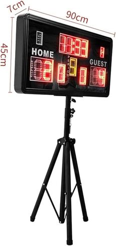 LED Desktop Scoreboard Remote Control Portable LED Scoreboard Basketball Baseball/Soccer/Tennis, in Kuwait