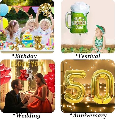 Electric Balloon Pump with Ball Needle, Balloon Inflator for 260 Twisting Balloons & Long Balloons, Air Pump for Balloon Animals, Party Decorations, Basketball, Soccer, Volleyball in Kuwait