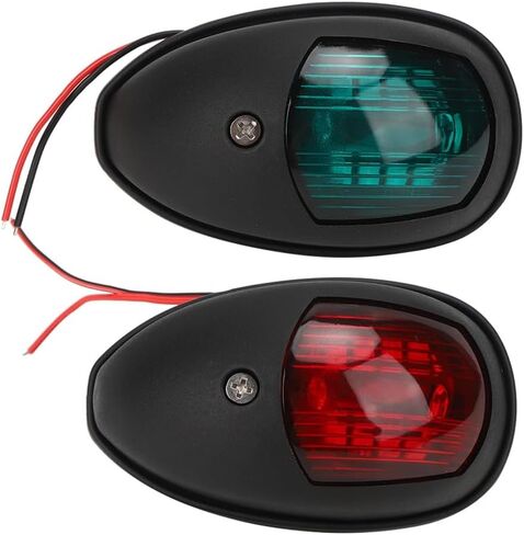 2 قطعة أضواء الملاحة قارب ، أضواء جانبية حمراء وخضراء LED قارب القوس ضوء 12 فولت IP66 مانعة لتسرب الماء البحرية القوس ضوء ل عائم in Kuwait