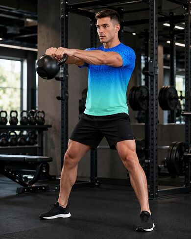 Cozople Men's Athletic Running T-Shirts Dry Fit Moisture Wicking | Gym Workout Shirts Short Sleeve Sports Tee Tops in Saudi Arabia
