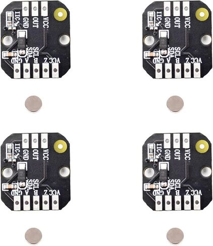 4X MT6701 Magnetic Encoder Module PWM/Brushless Motor Encoder ABZ Mode 1024 Lines Replaces AS5600 Module in Kuwait