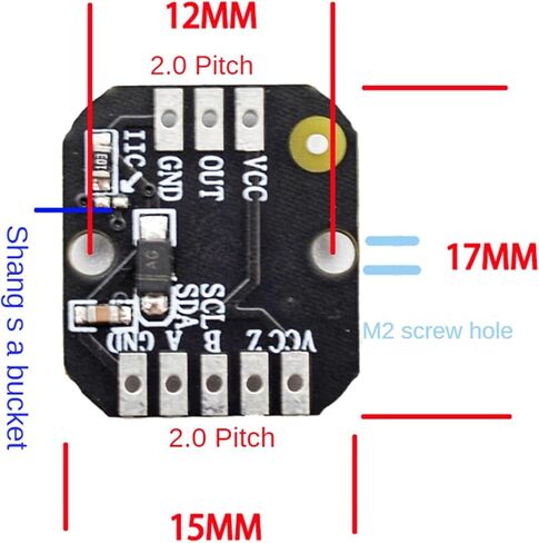4X MT6701 Magnetic Encoder Module PWM/Brushless Motor Encoder ABZ Mode 1024 Lines Replaces AS5600 Module in Kuwait