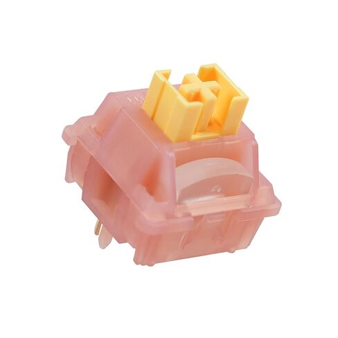 Outemu Honey Peach Switch V3, Pre-Lubed Linear Mechanical Keyboard Switch | Clicker for 3D Printsor, Gaming Keyboard Switch With Light Guide Strip in Kuwait