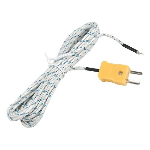 K Type 5m Cable Wire Head Connection Thermocouple Temperature Sensor 1Pcs in Kuwait