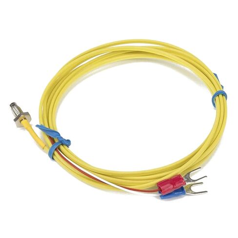 K J Type M5 Bolt Head 2m Plastic Cable 3D Printer Thermocouple Screw Temperature Sensor 1Pcs | J type in Kuwait