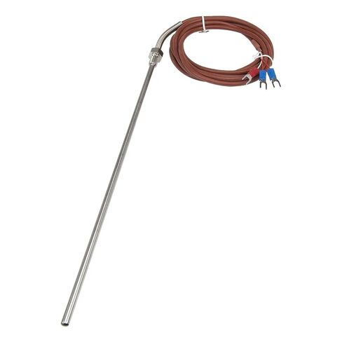 PT1000 Type 2m Silica Gel Cable 316L Probe Head RTD Temperature Sensor M8 Thread 1Pcs in Kuwait