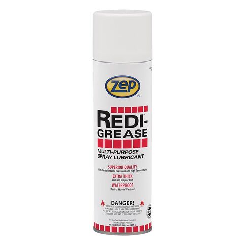 Zep Redi-Grease Multi-Purpose Spray Lubricant - 12 Ounce (Pack of 1) 11521 - Withstands Extreme Pressues and High Temperatures, Will Not Drip or Run in Kuwait