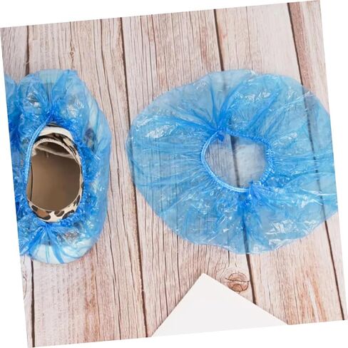 Operitacx 200Pcs Disposable Shoe Covers Breathable Non Woven Foot Protectors for Indoor Outdoor Use Heavy Duty Non Slip Boot Covers for Parties and Travel in Kuwait