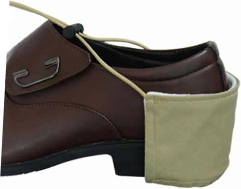 Wearproof Shoe Heel Protector Cover for Drivers Non-Slip Heel Pad Khaki Protection Mat for Driving Shoes Prevents Rubbing and Blisters Unisex Design in Kuwait