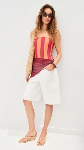 LE BOP Women's Square Neck One Piece in Kuwait