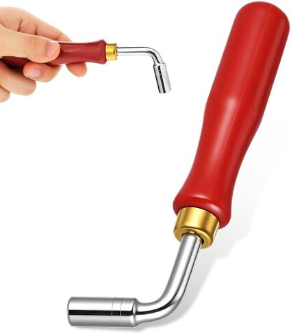 SUPVOX Dulcimer Tuning Wrench, Stainless Steel Tone Tuning Tool for Dulcimer, 5.90 Inch Brown Handheld Instrument Tuning Spanner for Music Tuning, Practical Dulcimer Accessory for Home and Professiona in Kuwait